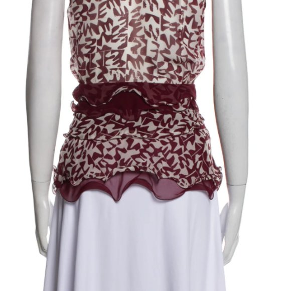 OSCAR DE LA RENTA  SILK TOP - Picture 5 of 5